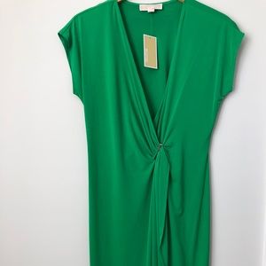 NWT Michael Kors faux wrap dress